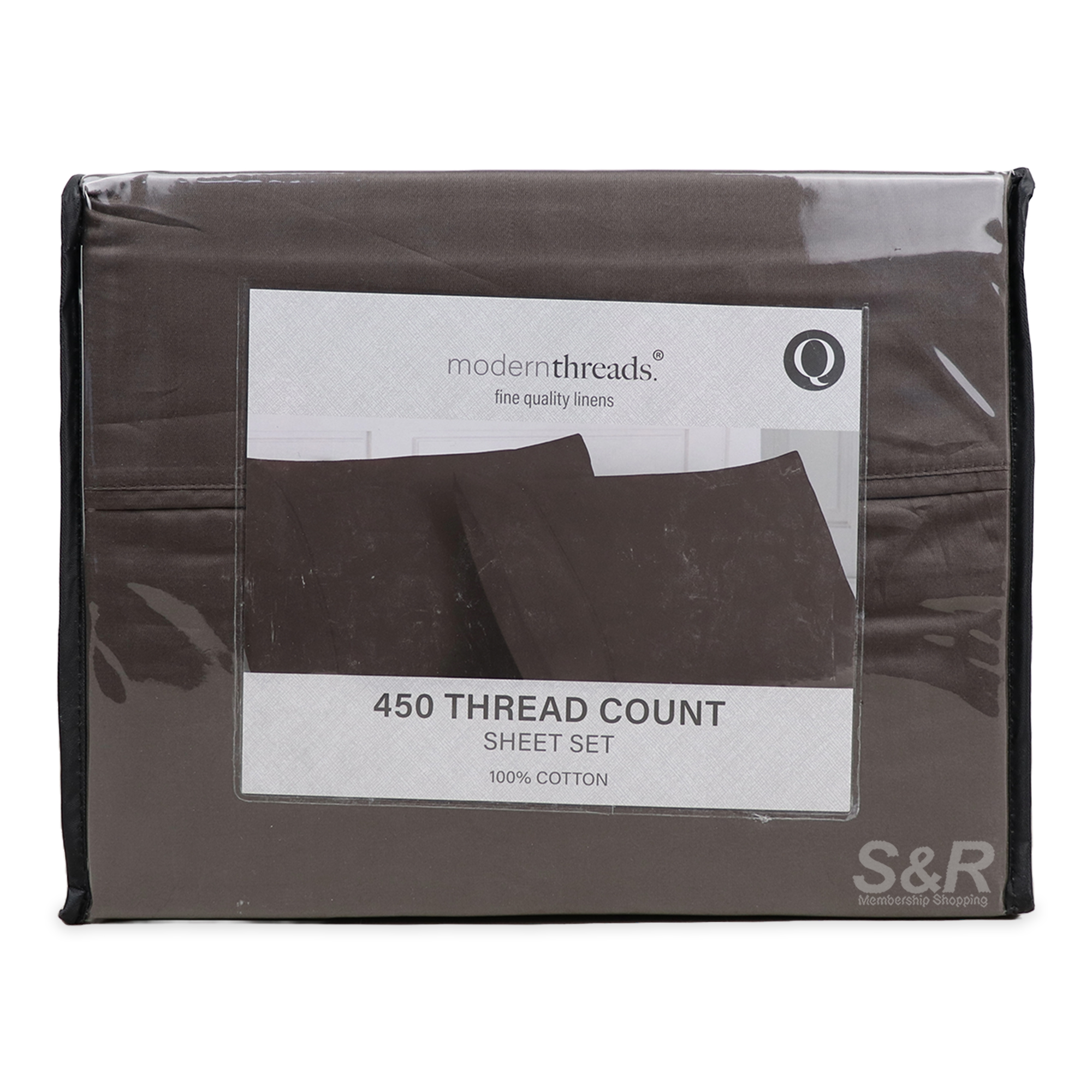 Modern Threads 450 Thread Count Queen Sheet Set Taupe